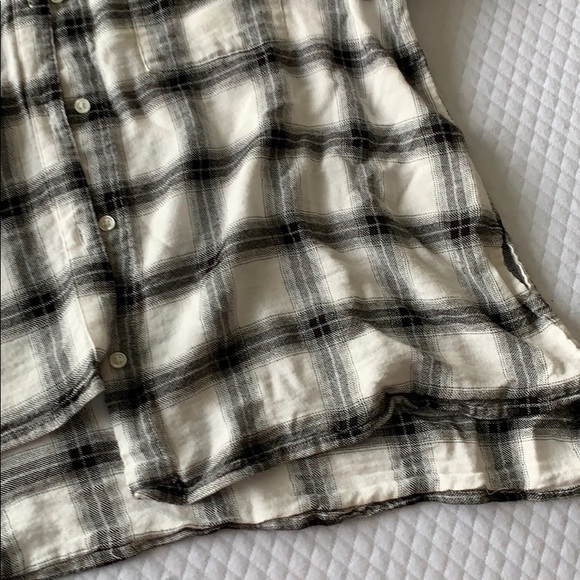 plaid button t - Picture 3 of 3